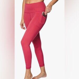 Yogalicious Lux red leggings